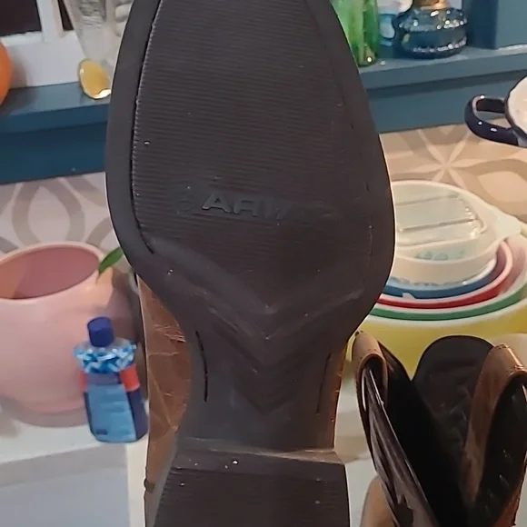 Men's Cool VentTek Western Boot Ariat Size 8 D Style Number Style 10031446 - Picture 8 of 13